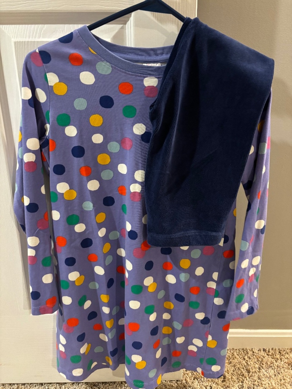 Hannah Andersson Dress & Leggings Set